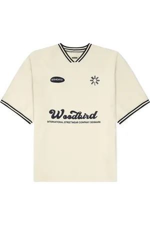 Woodbird Wbbeam Local Tee Tops T-Kortærmet Skjorte Cream