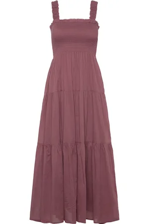 Lollys Laundry Nudall Maxi Dress Sl Maxikjole Festkjole Purple