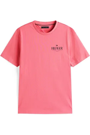 Tommy Hilfiger Hilfiger Stack Tee Tops T-Kortærmet Skjorte Pink