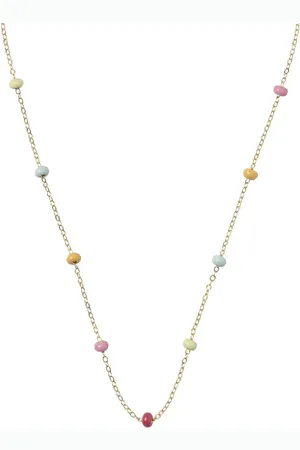 Enamel Lola Bold Necklace Accessories Jewellery Necklaces Chain Necklaces Gold