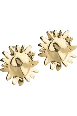Enamel Large Sunshine Studs Accessories Jewellery Earrings Studs Gold