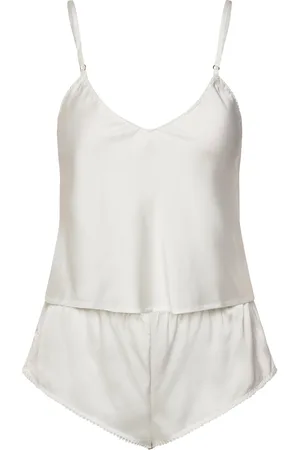 Etam Sussie - Pyjama Set Pyjamas Nattøj White