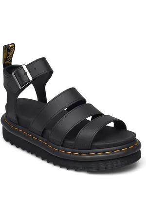 Dr. Martens Blaire Black Hydro Shoes Summer Shoes Platform Sandals Black