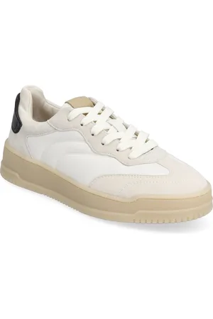 Newd Women Lace-Up Low-top Sneakers White