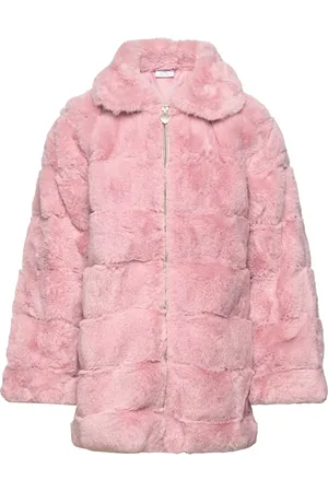 Lindex Jacket Fake Fur Jakke Pink