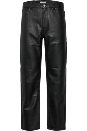 Les Deux Ryder Leather Pants Bottoms Black