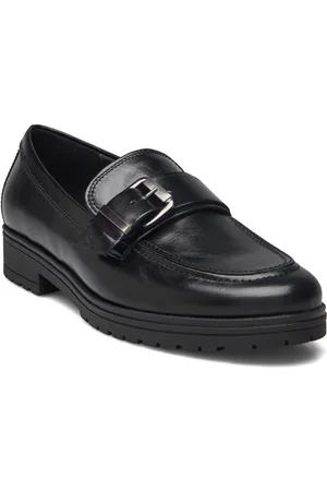 Gabor Loafer Shoes Flat Loafers Black