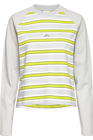 Holzweiler Hanger Striped Crop Ls Tops T-shirts & Tops Long-sleeved Multi/patterned