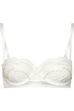 Etam Promise -Balconnet Bra Lingerie Bras & Tops Balc Tte Bras White