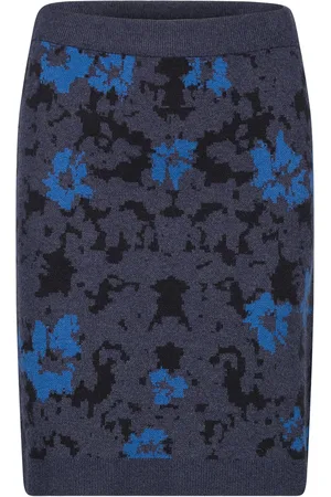 Soft Rebels Sramira Skirt Knit Kort Nederdel Navy