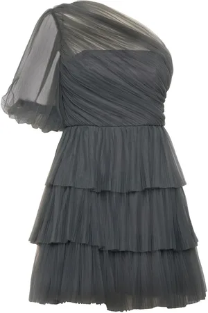 By Malina Constance Mini Dress Kort Kjole Grey