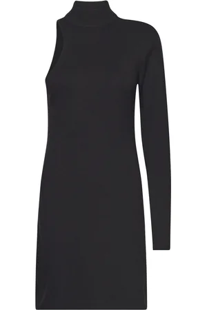Copenhagen Muse Cmava-Knit-Dress Knælang Kjole Black