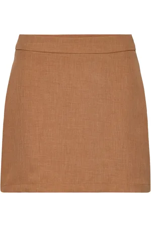 VERO MODA Vmmathilde Hr Tailored Mini Skirt D2 Kort Nederdel Brown