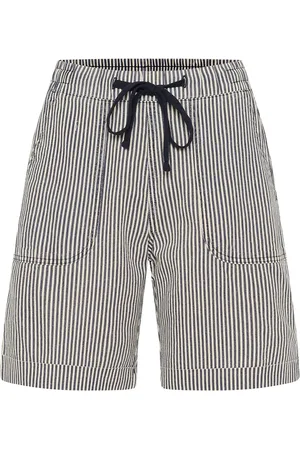 Kaffe Kanaya Striped Shorts Bottoms Shorts Casual Shorts Black
