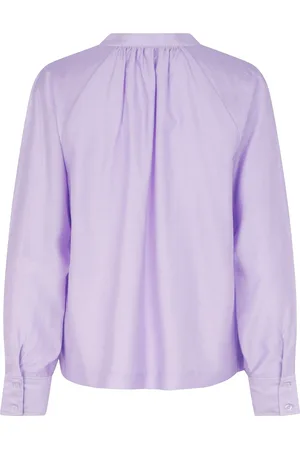 Second Female Masman New Blouse Tops Blouses Long-sleeved Purple