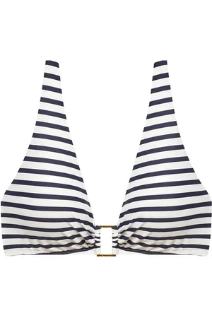 Ralph Lauren Lrl Lux Stripe Ring Ots Bra Swimwear Bikinis Bikini Tops Wired Bikinitops Multi/patterned