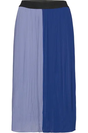 Saint Tropez Ayasz Skirt Knælang Nederdel Blue
