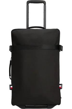 Tommy Hilfiger Th Nylon Travel Soft Trolley Bags Suitcases Black