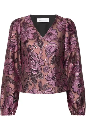 SELECTED Slfpaula Pink Lavender Ls Top B Tops Blouses Long-sleeved Pink