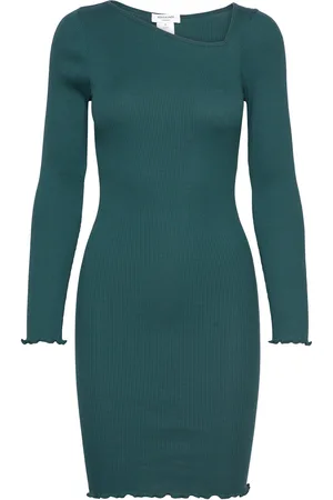 Rosemunde Cotton Dress Kort Kjole Green