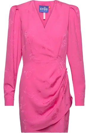 Crās Yvonnecras Dress Kort Kjole Pink