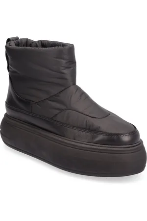 Steve Madden Hudson Bootie Shoes Boots Ankle Boots Ankle Boots Flat Heel Black