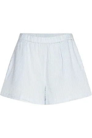 Lindex Pyjama Shorts Seersucker Shorts White