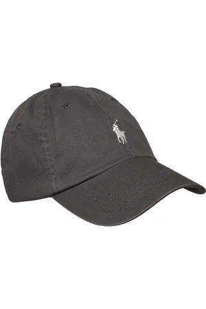 Ralph Lauren Cotton Chino Ball Cap Designers Headwear Caps Black