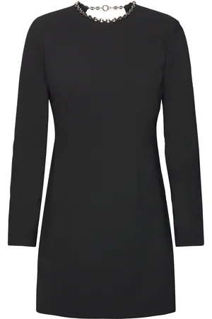 MANGO Open Back Dress Kort Kjole Black