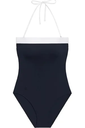 Ralph Lauren Lrl Bel Air Modern Bandeau Mio Swim Badedragt Badetøj Black