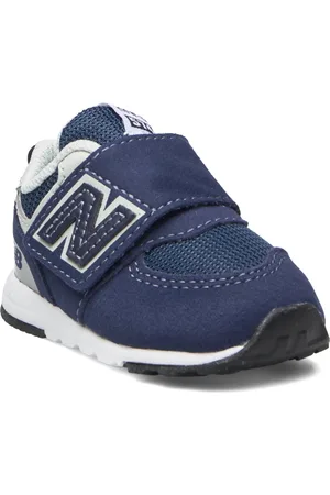 New Balance 574 Kids New-B Hook & Loop Sport Pre-walkers - Beginner Shoes Blue