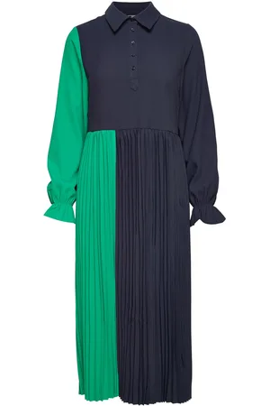 Culture Cubetty Dress Knælang Kjole Navy