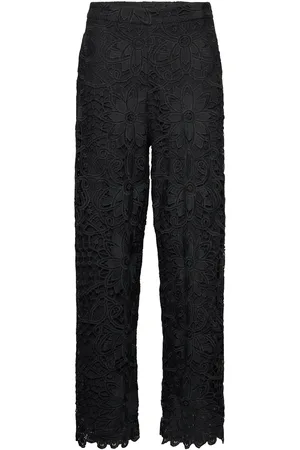 A-View Shilla Pants Bottoms Trousers Wide Leg Black