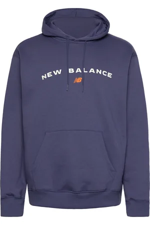 New Balance Reimagined Fleece Graphic Hoodie Sport Men Sport Clothing Sport Sweatshirts & Hoodies Sport Hoodies Blue