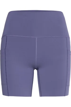 New Balance Nb Sleek Pocket High Rise Short 6" Sport Women Sport Clothing Sport Tights Sport Training Tights Purple