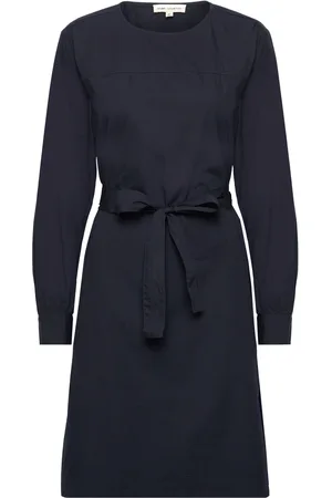 Esmé Studios Esellinor Ls Dress Knælang Kjole Blue
