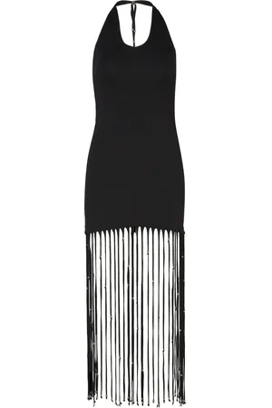 ROTATE Light Jersey Maxi Dress Maxikjole Festkjole Black