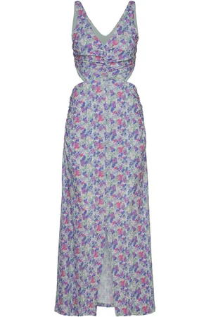 BZR Flora Stephanie Dress Maxikjole Festkjole Purple