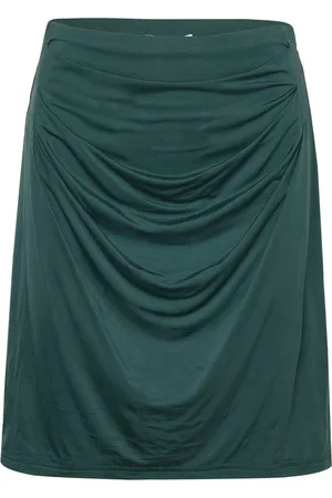 Rosemunde Cupro Skirt Kort Nederdel Green