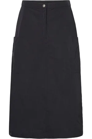 Modstrom Emerymd Skirt Knælang Nederdel Black