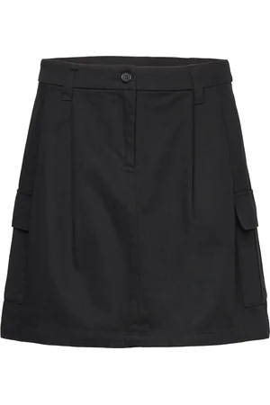 Rosemunde Cargo Skirt Kort Nederdel Black