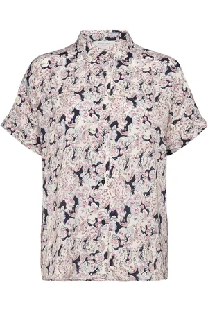 Rosemunde Recycled Polyester Shirt Tops Shirts Short-sleeved Pink