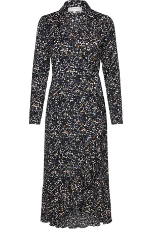 Rosemunde Viscose Dress Dresses Shirt Dresses Navy