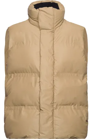 Rains Bator Puffer Vest W3T2 Designers Vests Beige
