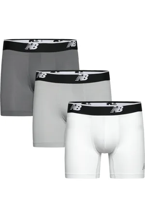 New Balance Mens Mesh 5 Inch Boxer Brief No Fly 3 Pack Boxershorts Grey