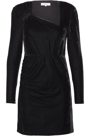 Copenhagen Muse Cmvelvet-Short-Dress Kort Kjole Black