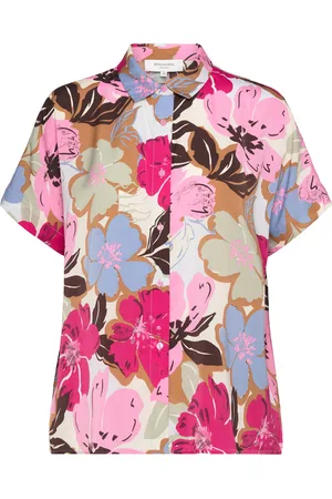 Rosemunde Recycled Polyester Shirt Tops Shirts Short-sleeved Pink