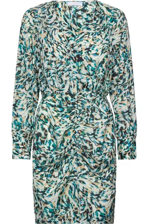 2nd Day 2Nd Eulalie - Cotton Bliss Print Knælang Kjole Blue
