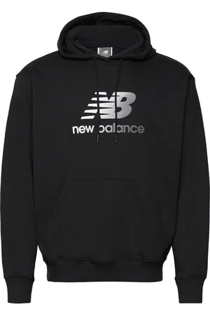 New Balance Sport Essentials French Terry Gradient Logo Hoodie Sport Sport Clothing Sport Sweatshirts & Hoodies Sport Hoodies Black