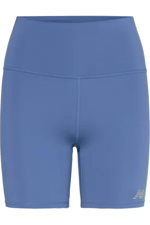 New Balance Nb Harmony High Rise Short 6" Sport Sport Clothing Sport Tights Sport Training Tights Blue